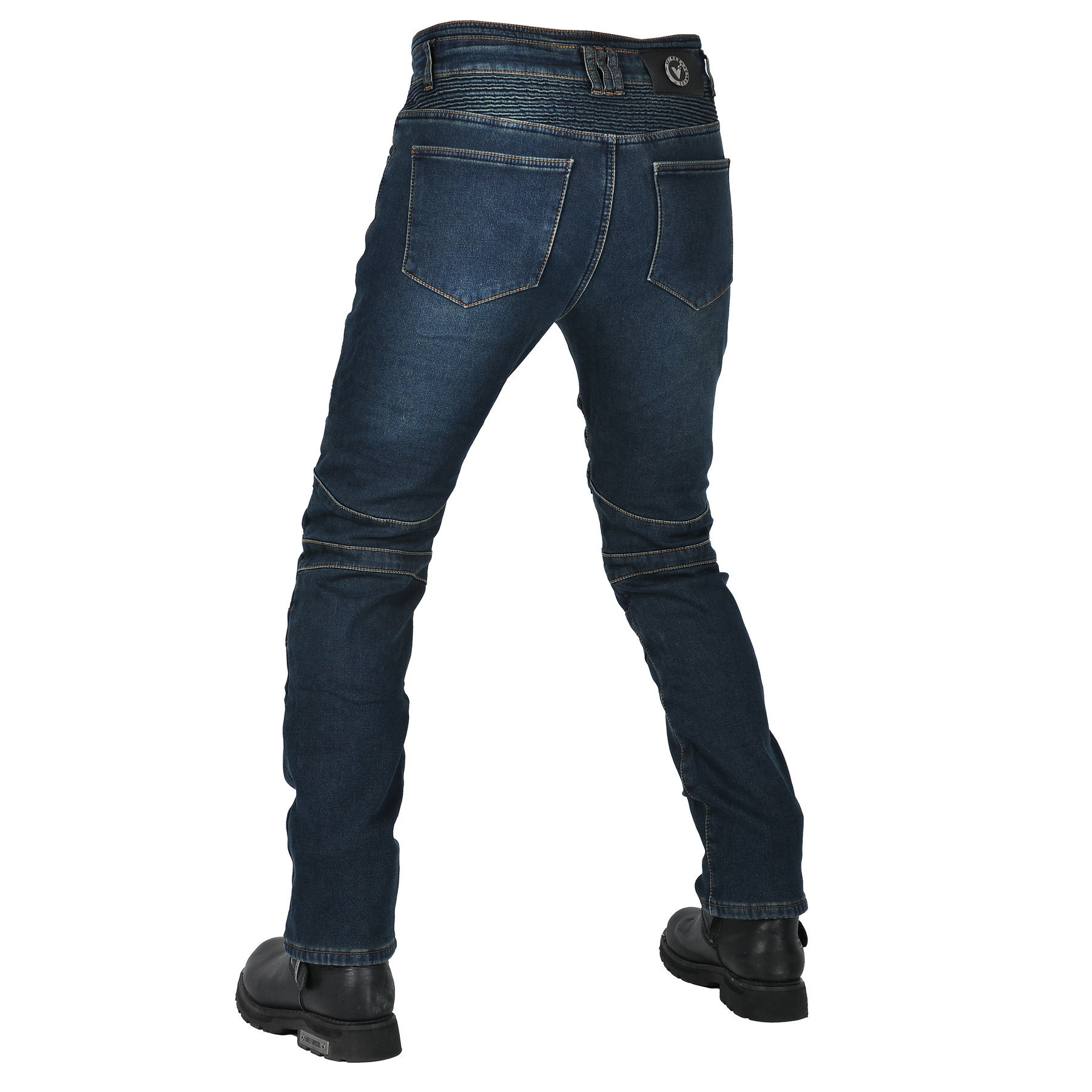 VOLERO Pantalones vaqueros de la motocicleta de los hombres y de las mujeres pantalones de montar de la motocicleta de Invierno Polar-forrado Impermeable cálido Racing pantalones anti-caída