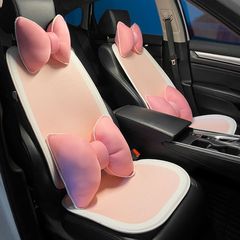 Car Seat Cushion Summer Cooling Cushion Ice Silk Breathable Four Seasons Car Interior Decorative Neck Pillow Cushion Rear Cooling Cushion Seat Cushion
