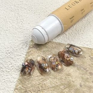 Nail Texture Stick Gypsum Powder Ins Style Rock Texture Material Gradient Overlay Gradient Particle Material