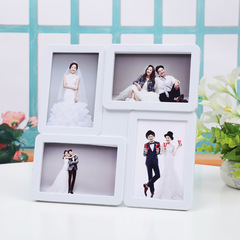 444Z wholesale simple and modern 6-inch photo frame photo frame table hanging wall photo wall children's wedding photo studio four-square grid