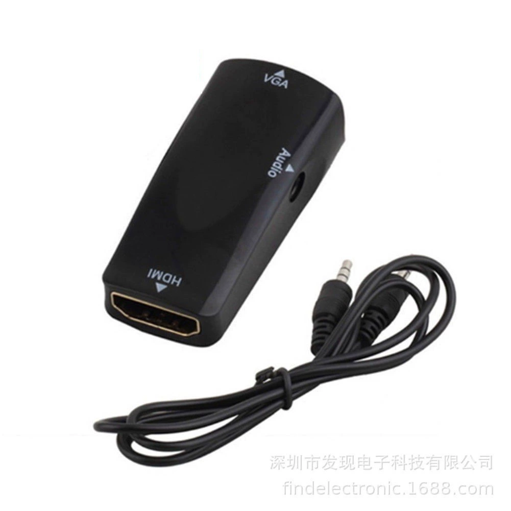 HDMI moeder в VGA материнский преобразователь HDMI к VGA поворотник компьютерный звонок проектор дисплей аудио