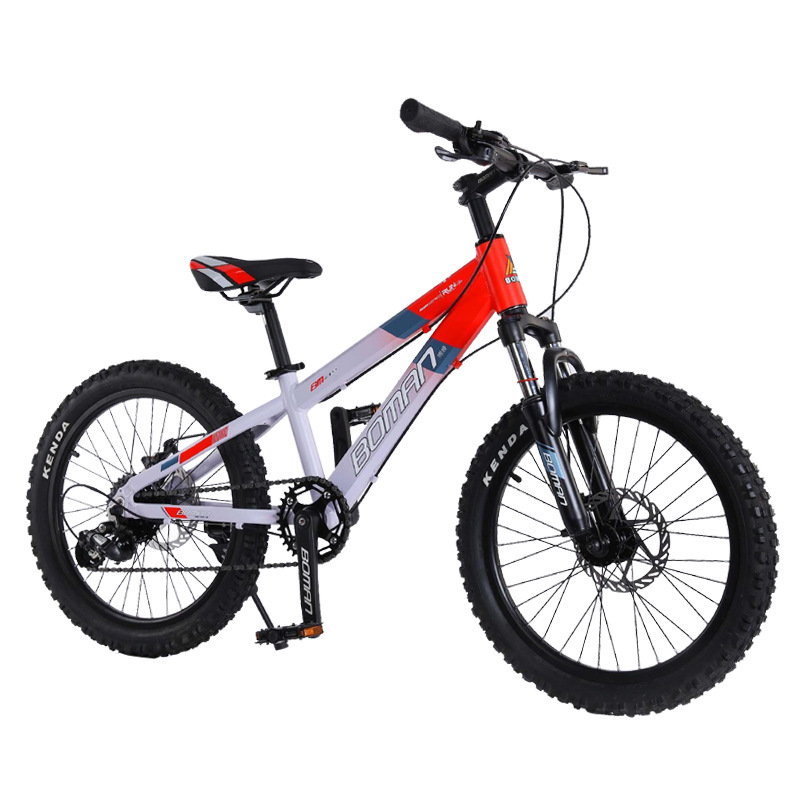 Bicicleta de montaña de doble cilindro amortiguador de velocidad de cambio 6 - 12 años de edad bicicleta para niños y niñas 18 pulgadas 20 pulgadas bicicleta para estudiantes