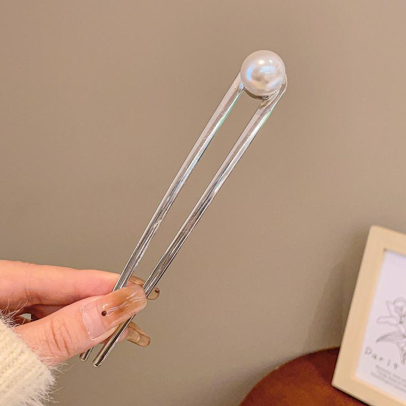 Diario de verano viajes fijos bolos de cabeza abrazadera de cabello en forma de U, abrazadera de cabello en forma de U, nuevo cabello de cabello de disco