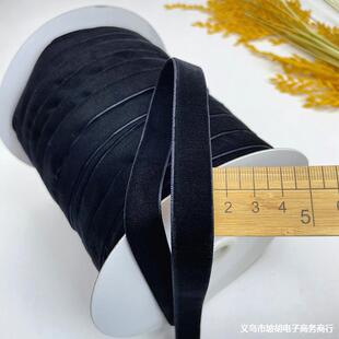 黑色双面丝绒带子植绒织带绒带缎带丝绸带diy颈脖锁骨鞋带蝴蝶结-阿里巴巴