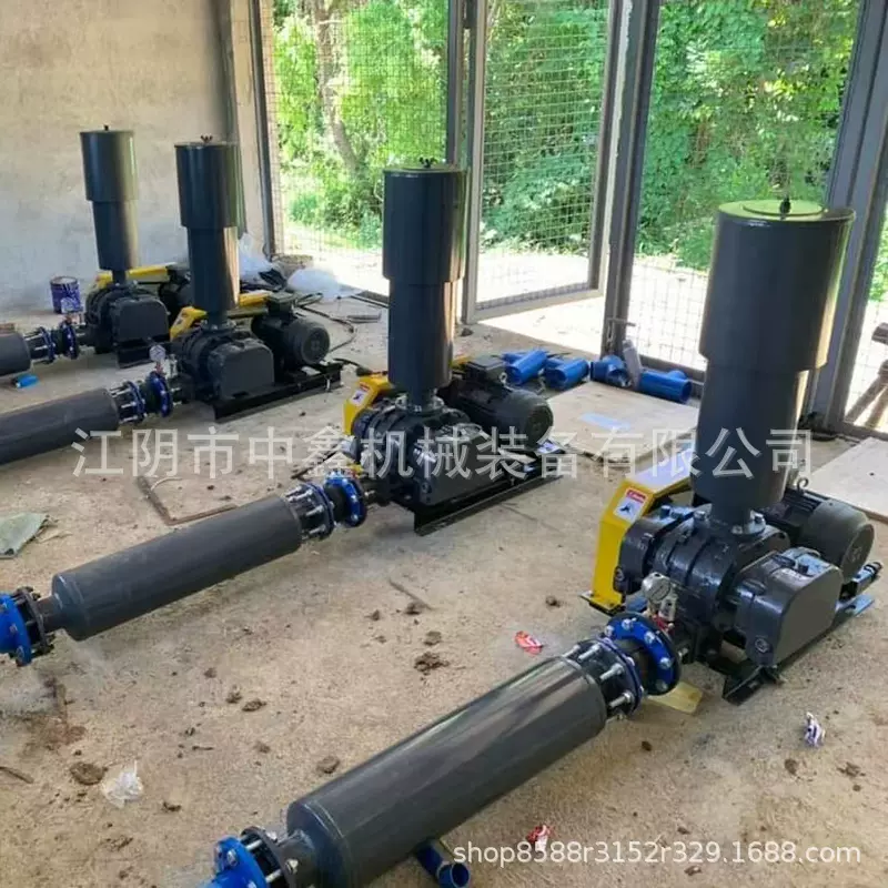 三叶罗茨鼓风机高压曝气增氧机气力输送真空泵水产养殖污水处理