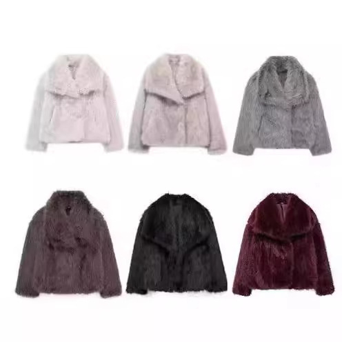 Cross-border AliExpress Women's Toca Fox Fur Coat Women's Autumn and Winter 2024 New Fur Coat Imitation