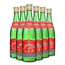 陕西西凤原厂经典绿瓶45度125ml*6瓶装凤香型裸瓶口粮酒