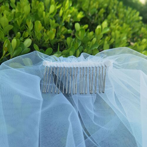 Plain gauze small tail double layer veil  new wedding dress accessories accessories travel photography wedding photos wear