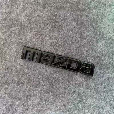 Car logo, Suitable for Changan Mazda - standard-alone-blackmazdaenglish