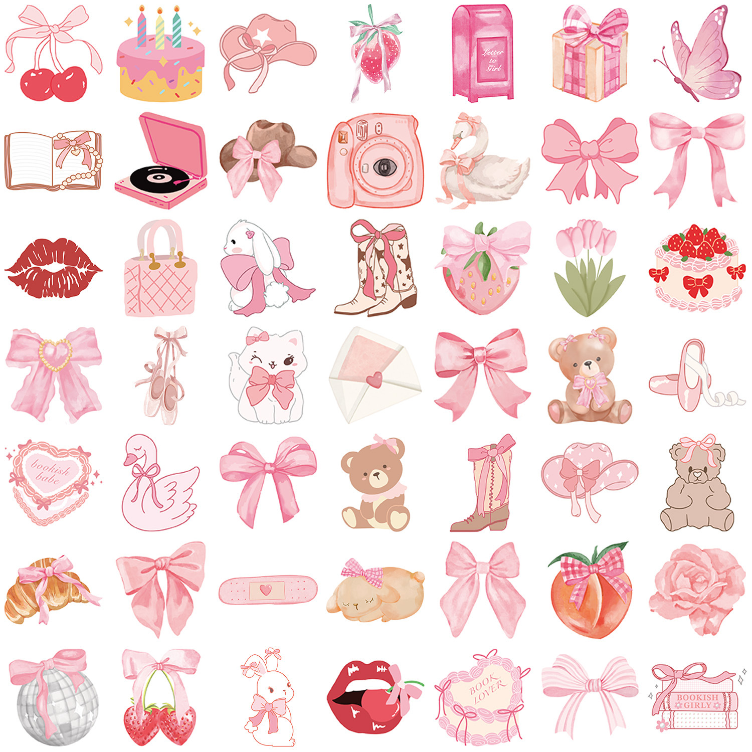 23g Weight Stickers Stationery Type 1 Set Quantity School, Graduation Occasion PVC self-adhesive Material Animal, Cartoon Pattern Cute Style 1 Set Animal Cartoon School Graduation PVC Self-adhesive Cute Stickers 1