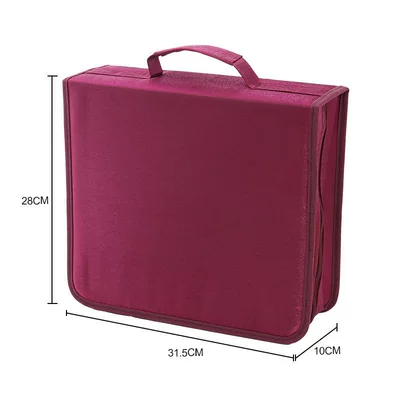 case, Multimediya və saxlama aksesuarları - 256-pieces-of-mercerized-fabric-in-burgundy-color
