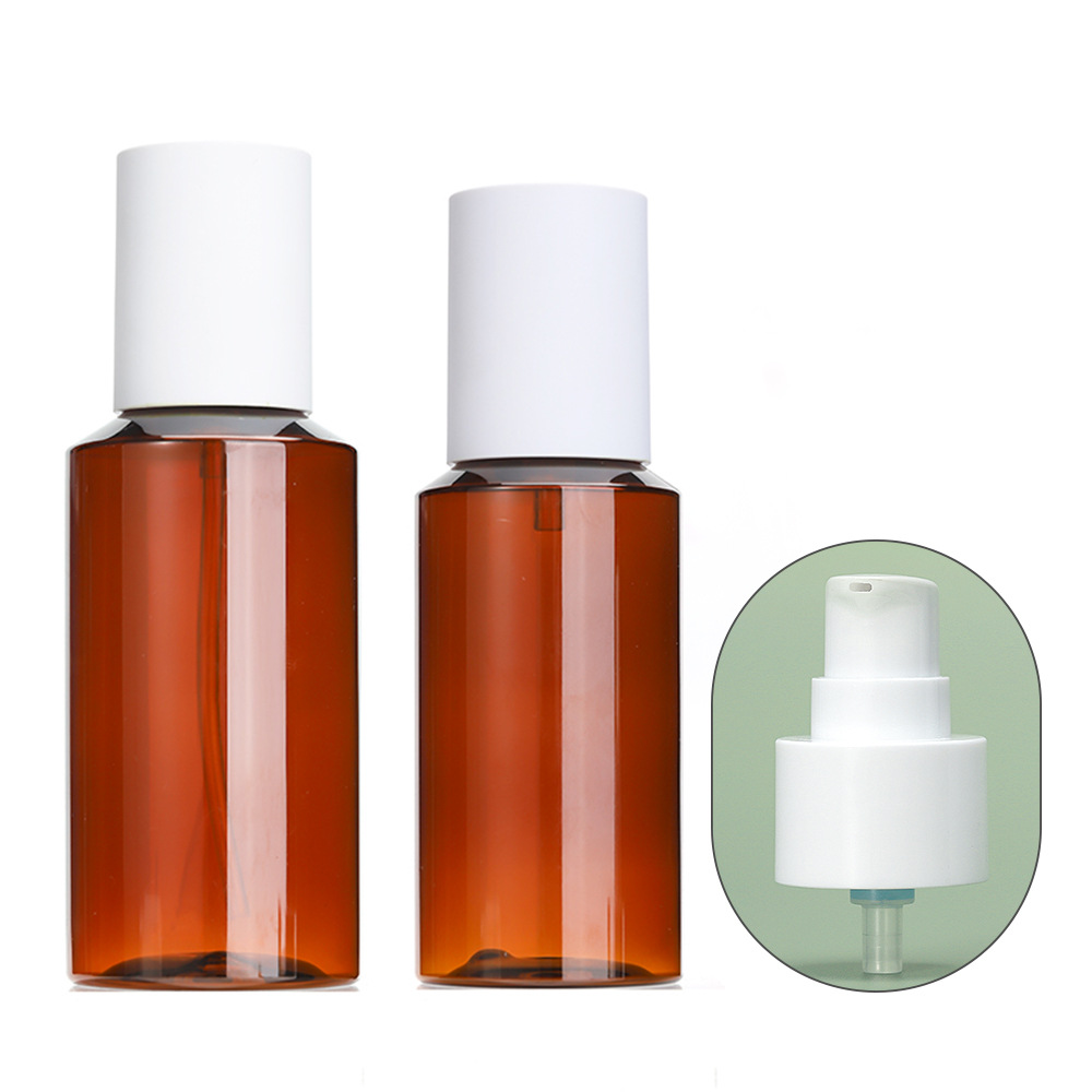 Botella Atomizadora y Dosificadora 150ml 100ml Plástico PET con Tapa Completa para Loción