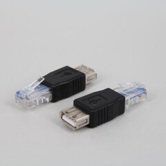 Usb回転rj45アダプタusb対ネットワークケーブル水晶usb変換コネクタusb雌回転水晶ヘッド