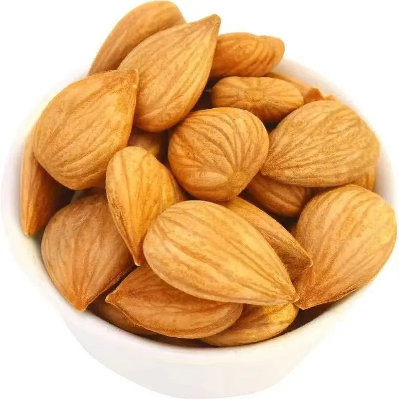 Dried Apricot Kernel Almonds Xing Ren 5g x 50 Packs Original Flavor Nut Snack in use