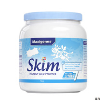【购严选】美可卓澳洲Maxigenes蓝胖子脱脂成人奶粉1kg