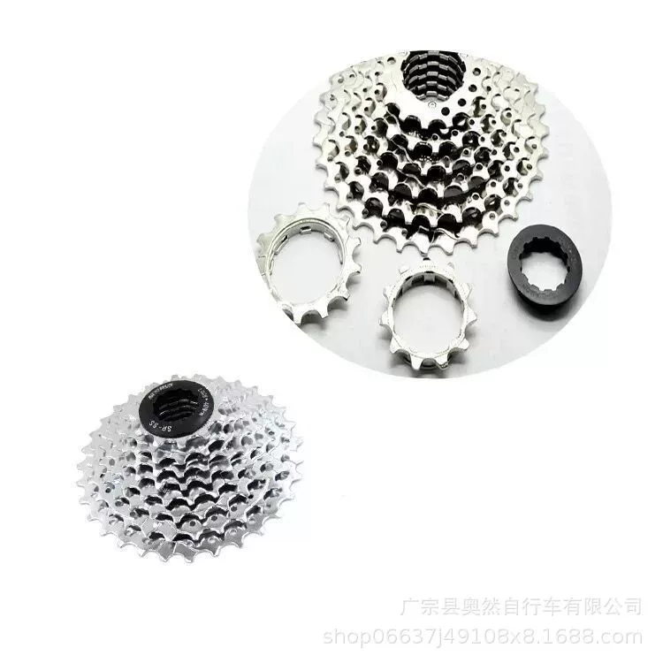 Mountain bike cassette with brake system