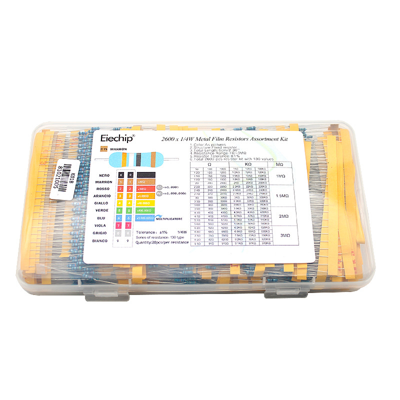 The new 0.25W full series resistance value 1/4W metal membrane…