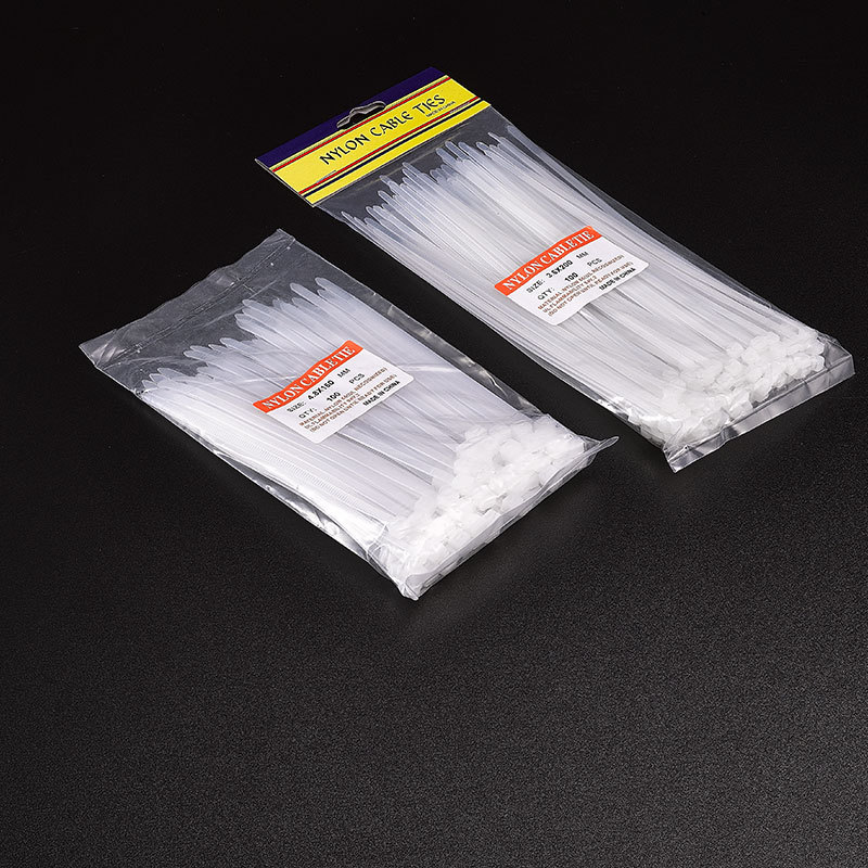 Plastic self-locking tie wire, cable ties, electrical wire binding, nylon tie wire, 3*100, 4*200 