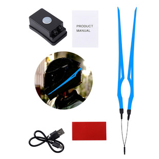 SOURCE Factory in Stock third generation blade waterproof helmet luminous strip luminous headlamp helmet luminous light strip