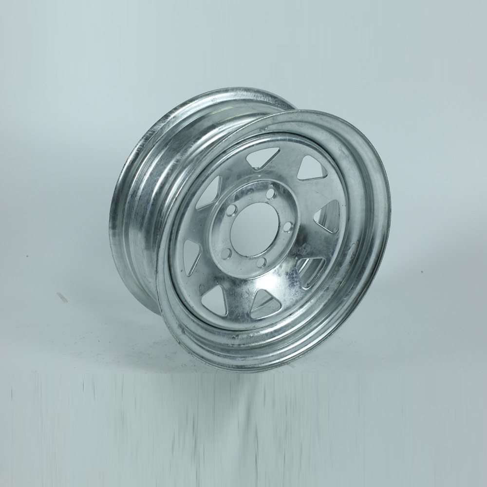 Trailer Steel Rim Hub 12-Inch 13inch 14inch 15inch 16inch Trailer and Rv Accessories Powder-Coated Hot-Dip Galvanized Chrome-Plated