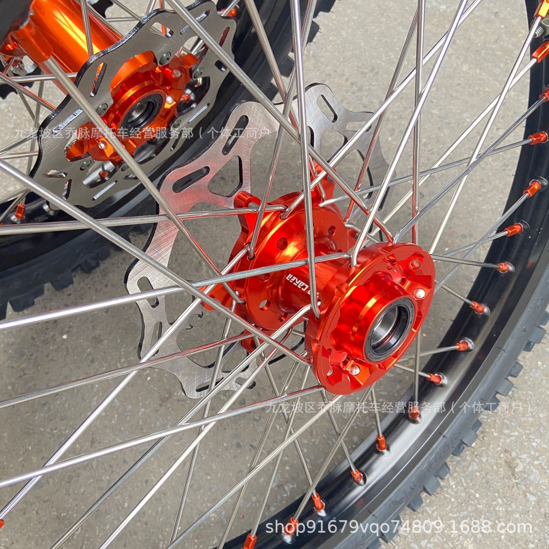Husqvarna FEFC Off-road 21 18-inch wheel assembly suitable for KTM EXC300 modification with CNC hubs and CST tires