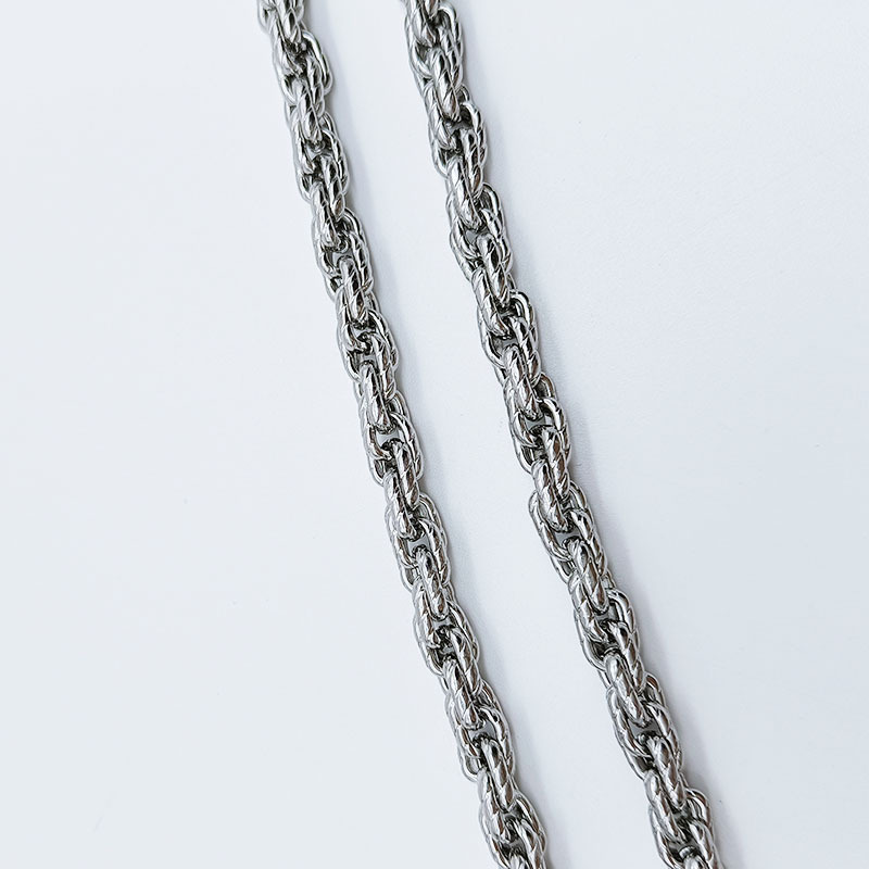 Edelstahl Kordelkette Mit Kaffeebohnenmuster Für Paare_voghion.com