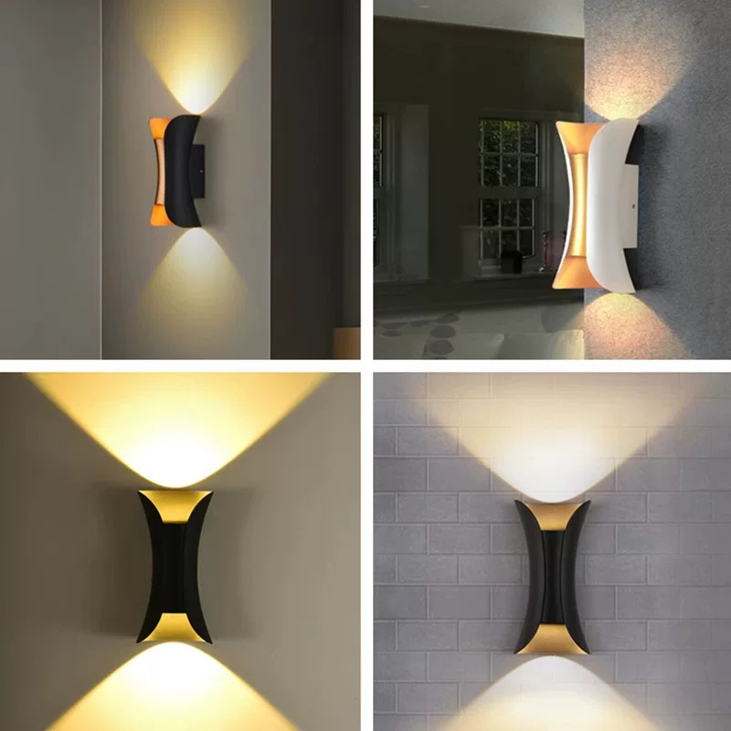 LED wall lights, outdoor waterproof exterior wall lights, villa courtyard wall lights, corridor and balcony lights, bedroom and entryway background wall lights