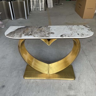Entrance Entrance Desk Door Director Side Cabinet Rock Board Post-modern Simple Corridor Wall Creative Decoration Light Luxury Entrance Table