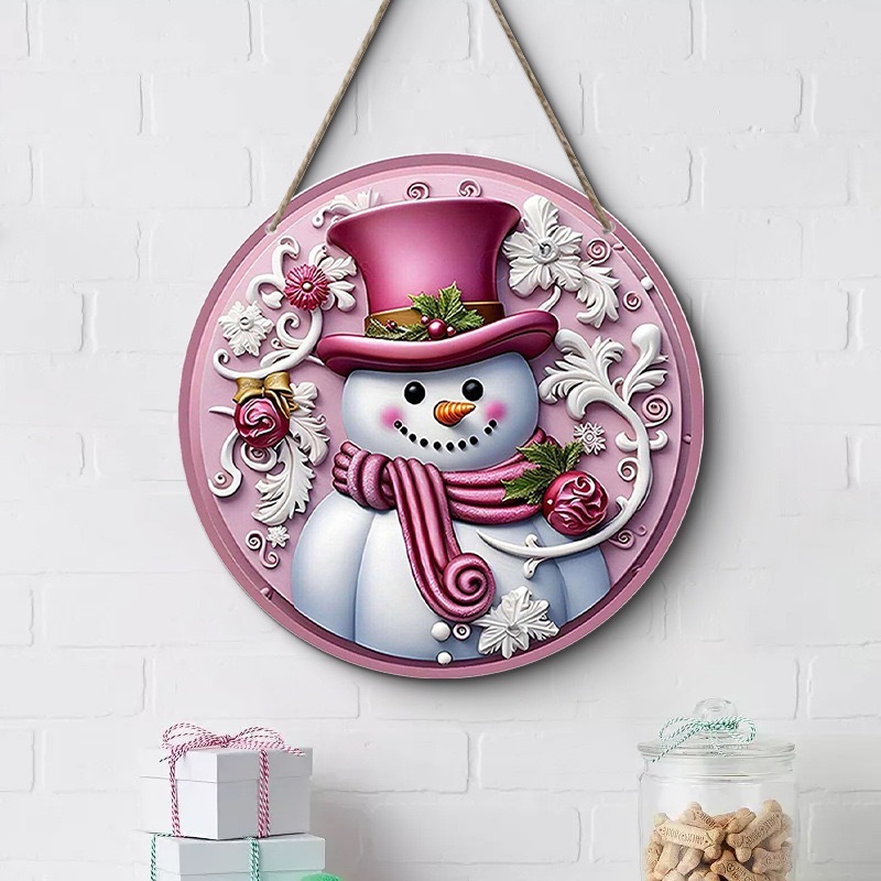 クロスボーダークリスマスクリエイティブ吊り下げ装飾木製工芸品ラウンドドアサイン木製吊り下げタグシリーズ 20Cmos 吊り下げ|undefined