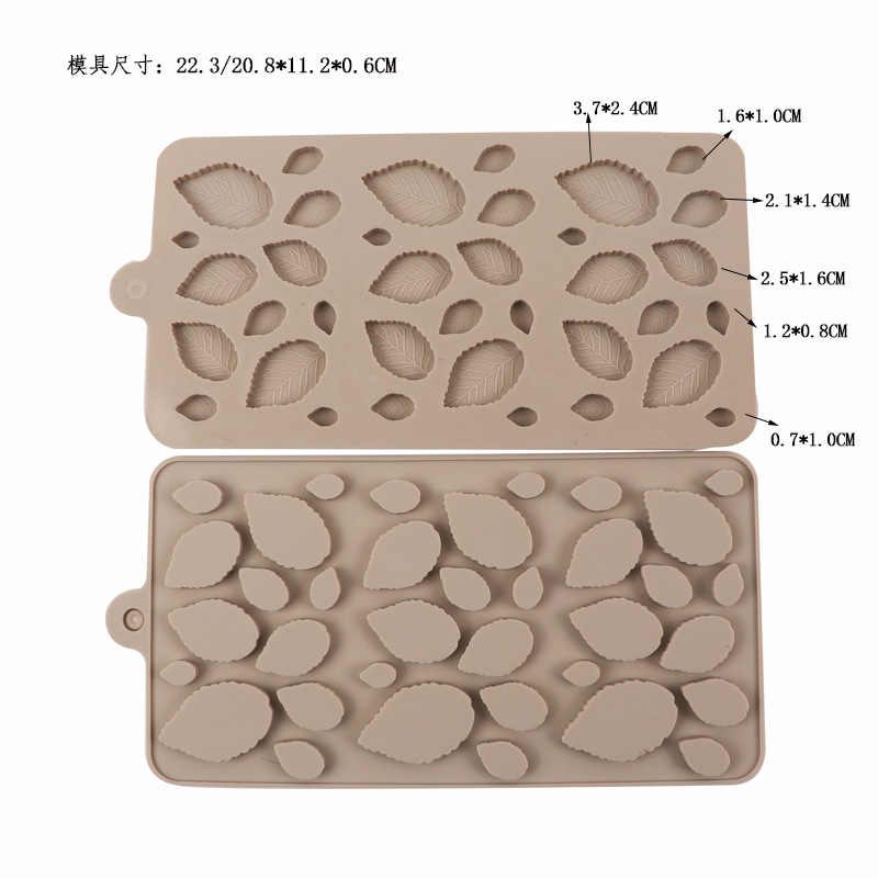 Molde fondant Rosa textura realista hoja pastel fondant molde guirnalda molde de pastel de silicona molde de chocolate