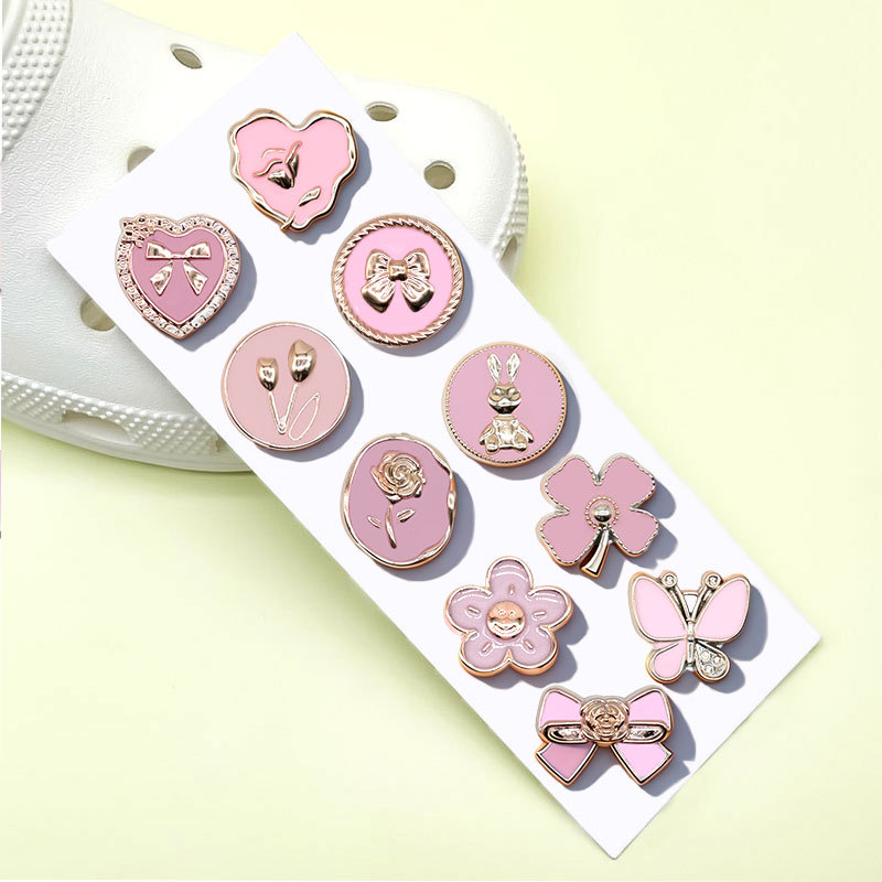 Accesorios de zapatos calientes transfronterizos de alto nivel, botones de zapatos decorativos, botones de zapatos casuales, set de botones de accesorios DIY