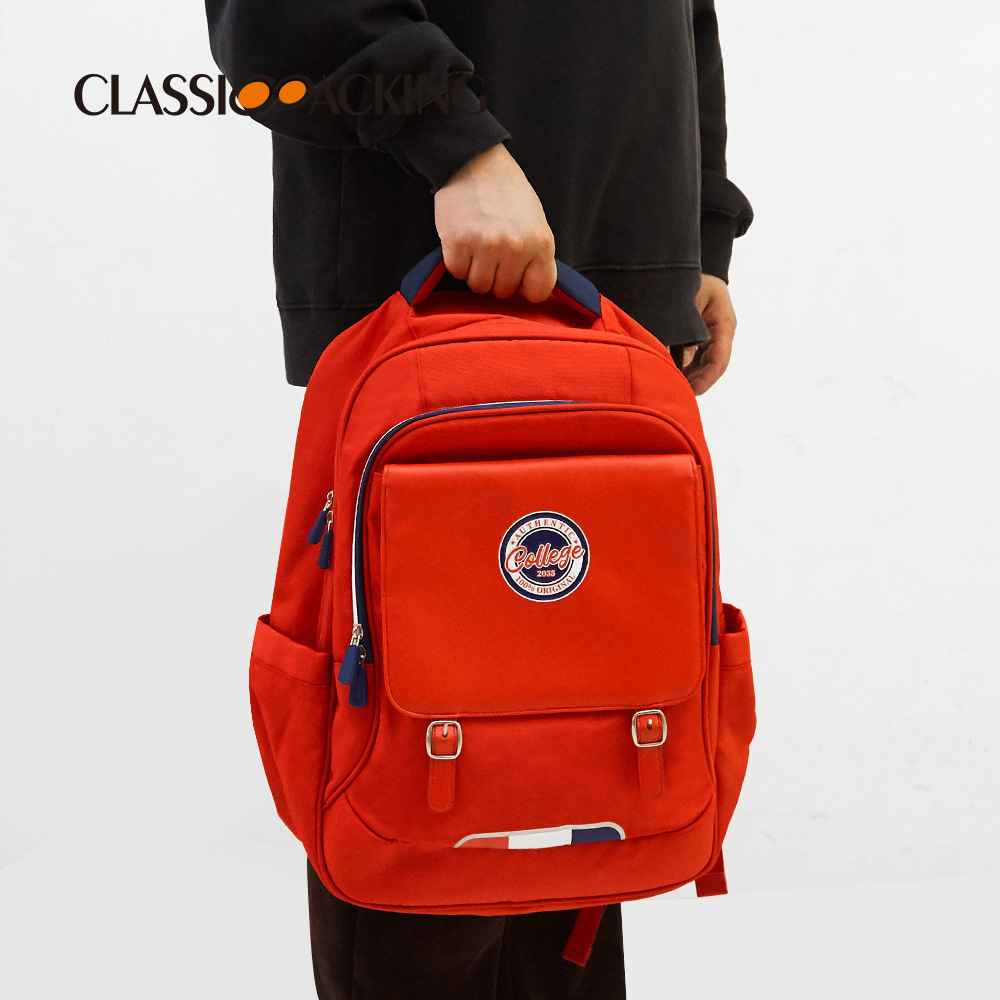 Fábrica al por mayor 2025 mochila escolar para estudiantes de secundaria de gran capacidad para hombres y mujeres