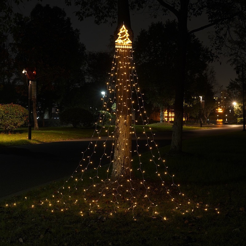 LED Pentagram Waterfall Lights 2
