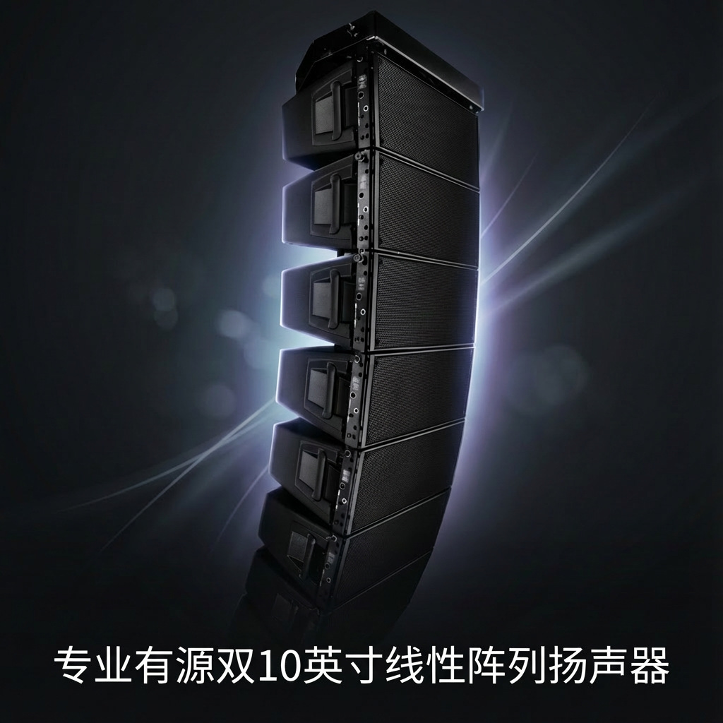 Altavoces de matriz lineal de 10 pulgadas de sonido activo profesional, altavoces profesionales de 10 pulgadas de escenario, bar y salón de baile