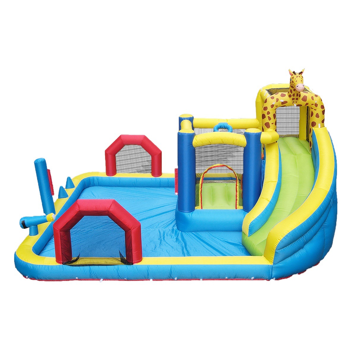 HappyLion inflable trampolín slide travieso Castillo travieso directo del parque infantil inflable trampolín castillo inflable