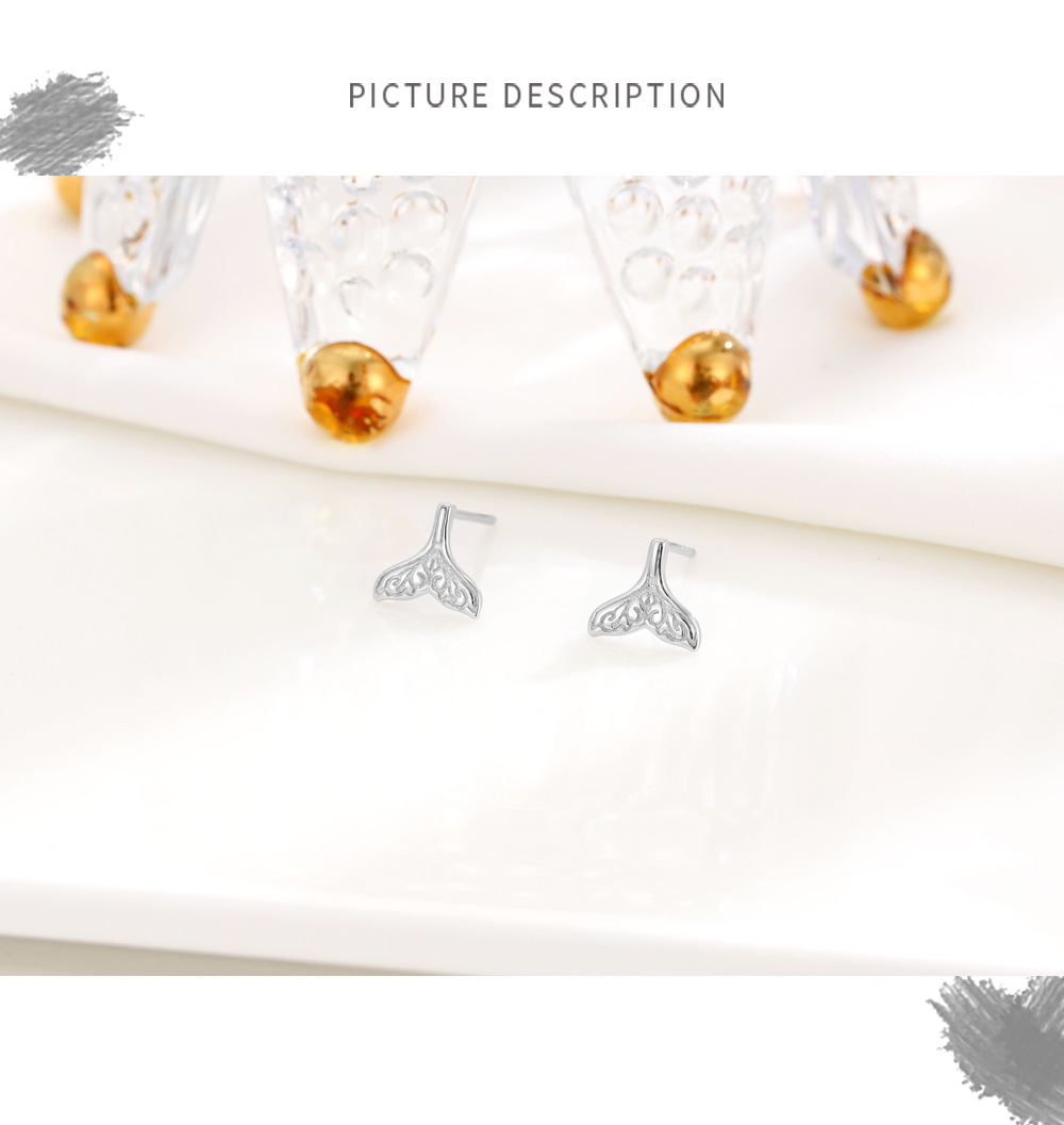 Mermaid Tail Earrings 1