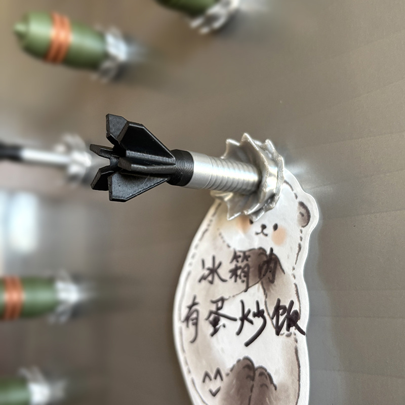 原创反坦克武器冰箱贴磁吸战争雷霆钢针打印文创拼装生日礼物|undefined