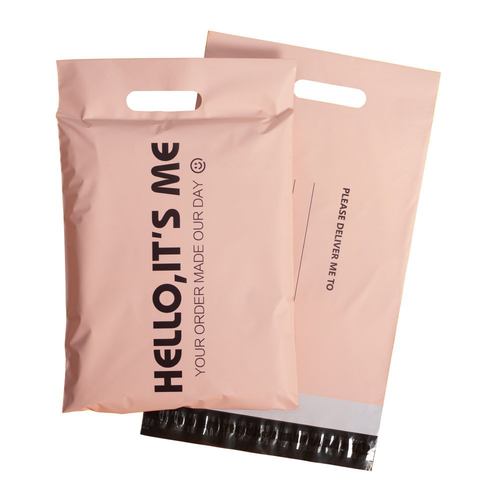Bolsas de entrega biodegradables personalizadas, procesamiento de bolsas de embalaje personalizadas, bolsas de embalaje gruesas, bolsas de entrega expresas verdes impermeables