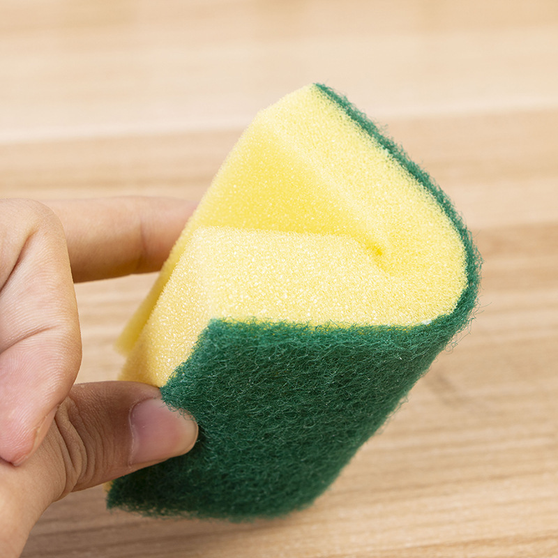 【送料無料】洗浄・掃除用角スポンジたわし、除染・吸水・油がこびりつきにくい増粘スポンジブロックふきん|undefined