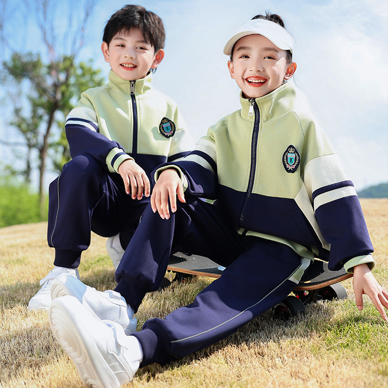 小學生校服春秋套裝英倫風幼兒園園服2024秋季兒童班服運動會服裝