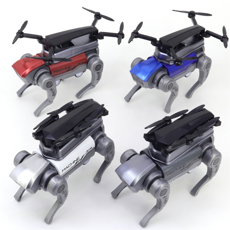 New Intelligent Robot Dog Alloy Pull-Back Low-Altitude Flying Stunt Car Children's Toy Innovative Car Model Ornament