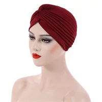 Amazon AliExpress Новая Европейская и американская мусульманская шапка-полотенце, плиссированная арбузная шапка, индийская шапка