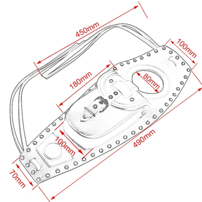 Motorcycle Safety Supplies Tough Guy Dana Sportsman Universal