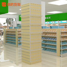 麗的貨架 超市包柱貨架商超圍柱陳列展示架柱形方形促銷架