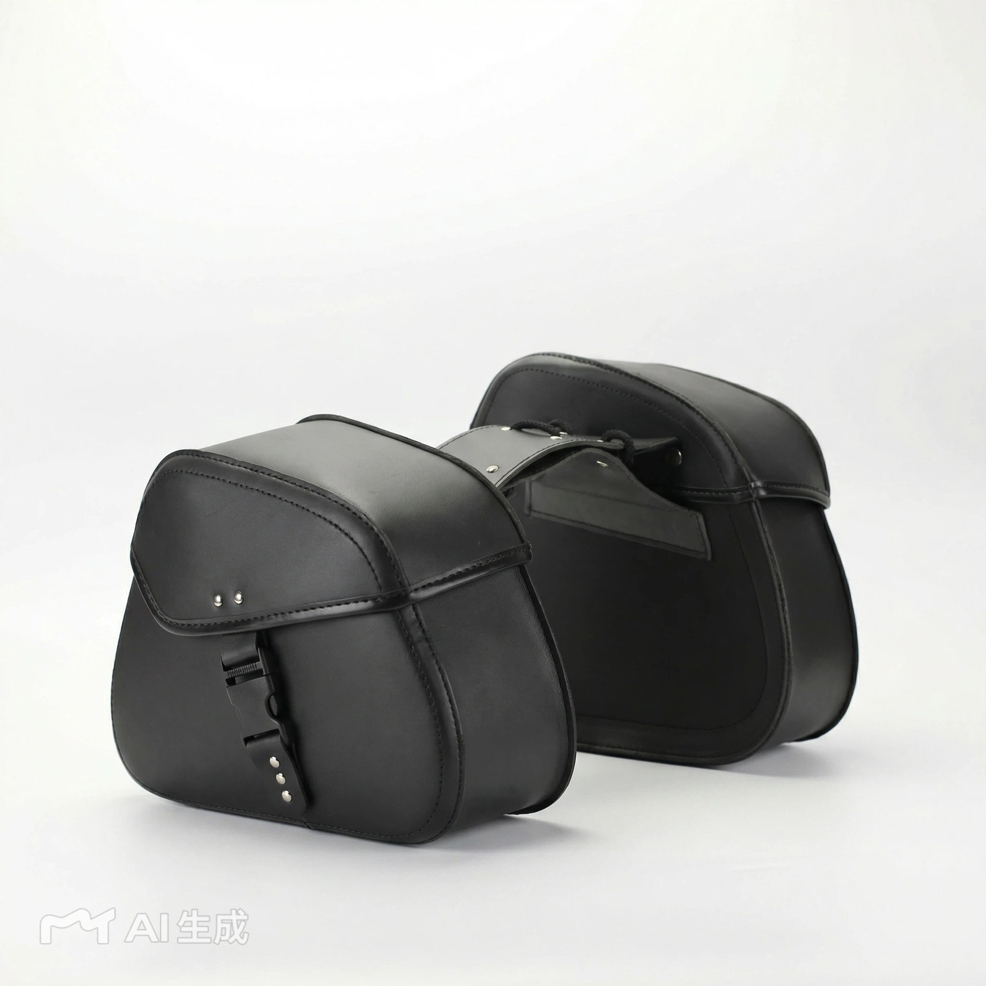 Motorcycle Electric Motorcycle Side Bags, Vintage Leather Saddlebags, Factory Direct Sales, Exclusively for Cross-Border Supply