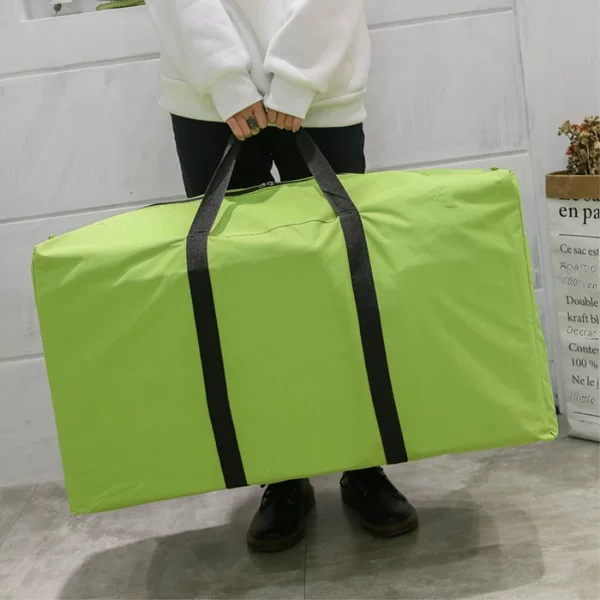 Extra Large Storage Woven Bag Moving Quilt Packing Bag Extra Large Capacity Oxford Cloth Luggage Bag Thickeneded Quilt Travel