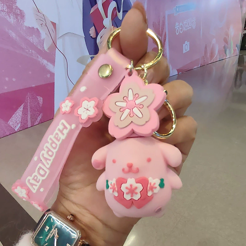 Брелок (Sanrio) коллекция Sakura, мягкий PVC-талисман, подарок на день рождения, 5 цветов