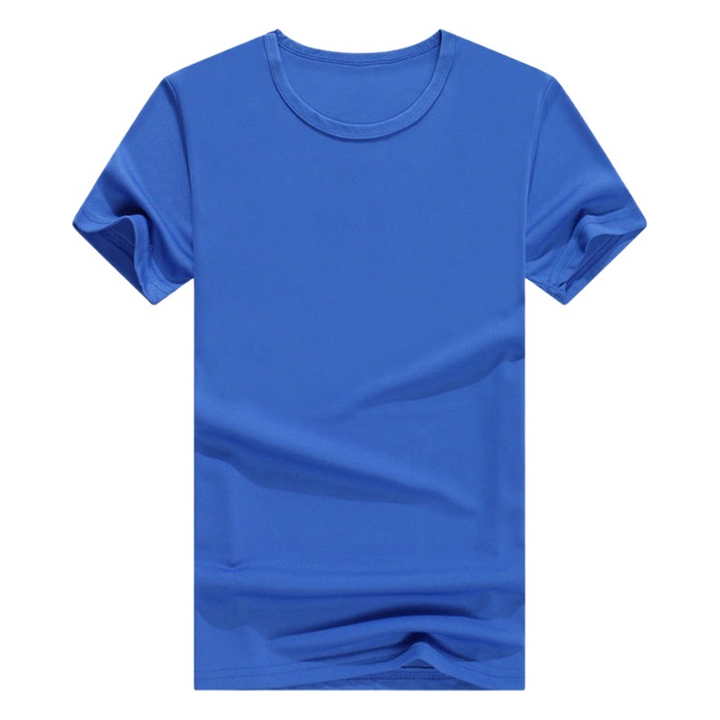 Spot Wholesale Quick-Drying Round Neck Short-Sleeved T-Shirt Sublimation Full Polyester Advertising Shirt Work Clothes Election Shirt Printed with Logo