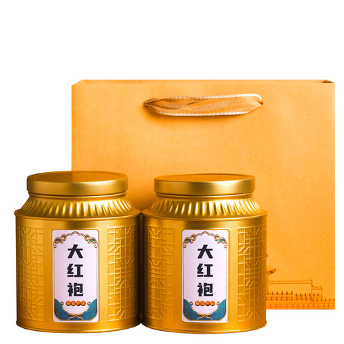 Wuyi Rock Tea Da Hong Pao Oolong Tea Aromatic High Mountain Fruity Tea Gift Box Wholesale 360g