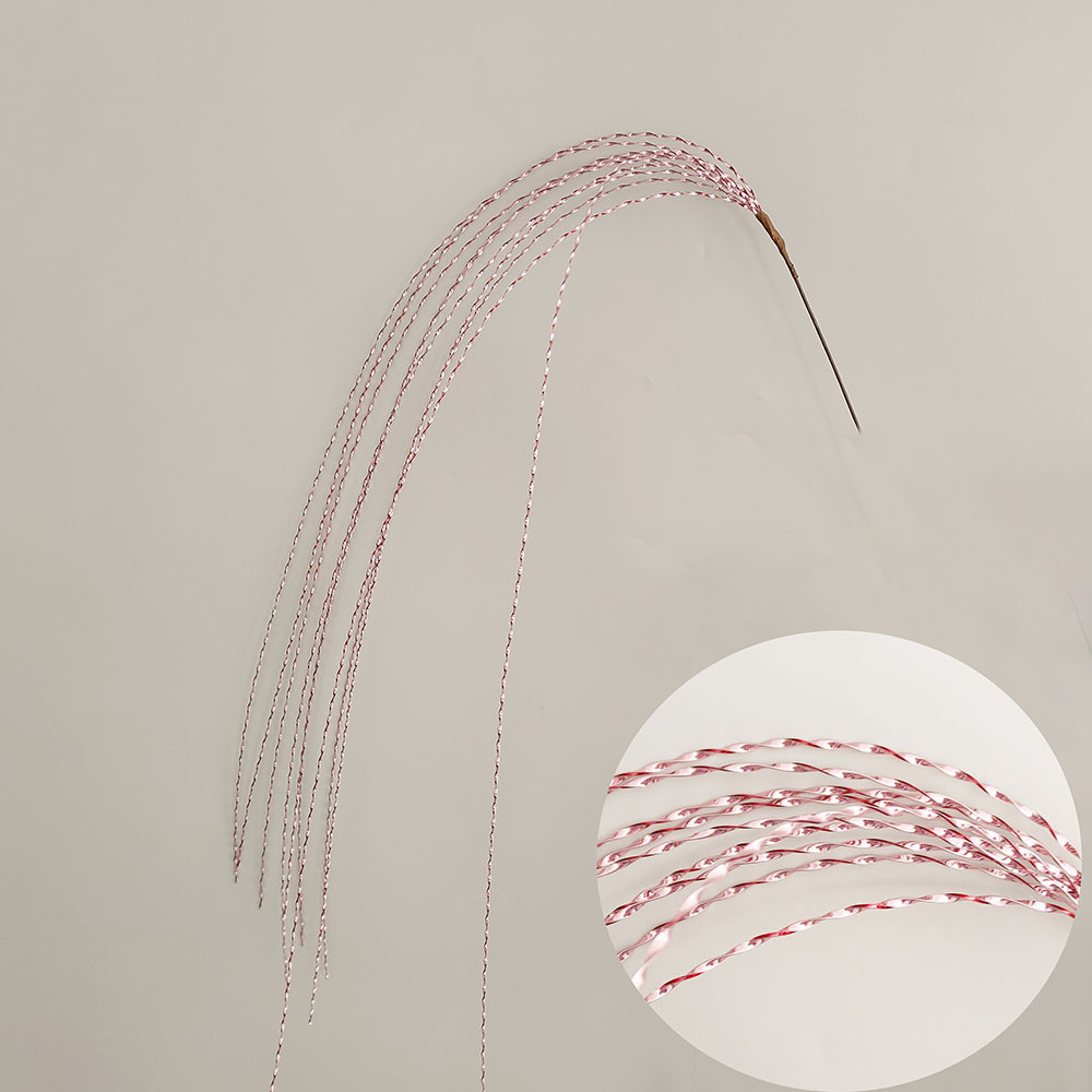 Optimal nuevo estilo fantasía hierba de pavo real imitación flor de humo árbol arte floral fábula boda decoración de juncos color degradado boda de hierba image 60